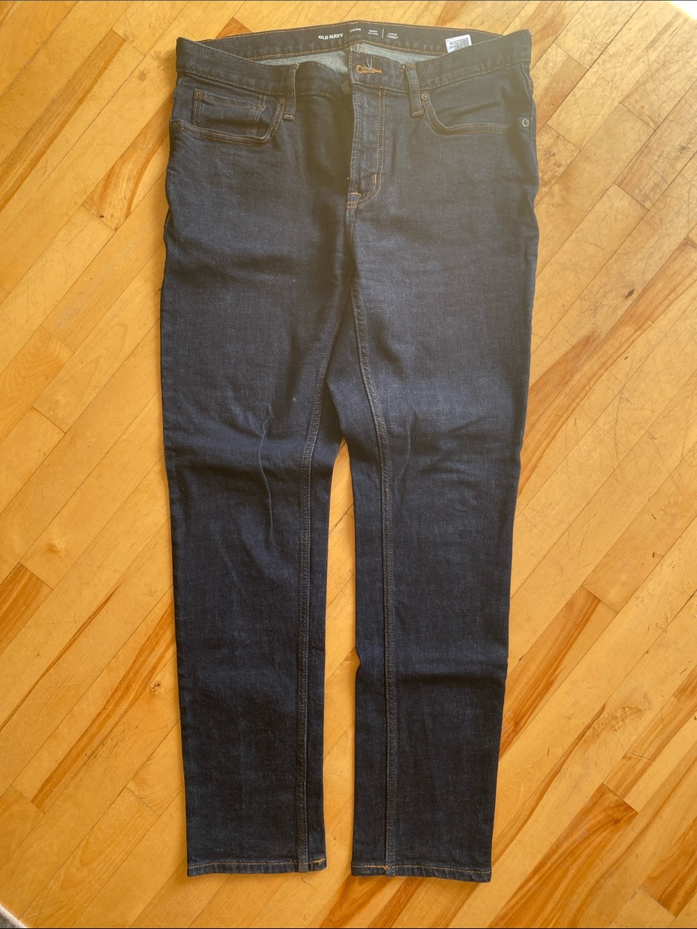 Old Navy Men's Skinny Jeans in Dark Blue Wash 34x32
